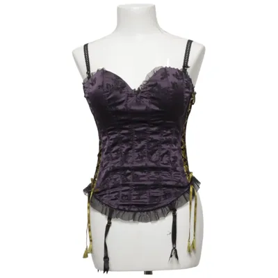 Corset (Violet, Noir) de Valisere Élasthane, Polyester