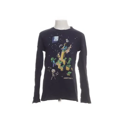 Långärmad t-shirt (Blå, Flerfärgad) från Mojang Bomull