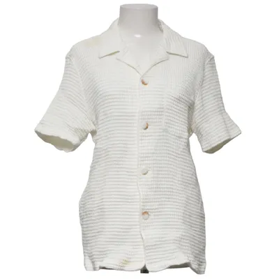 Chemise à manches courtes (Blanc) de Ciszere Coton