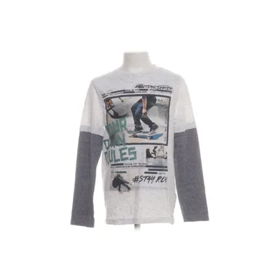 Long sleeve T-shirt (White, Gray, Multicolored) from Skate Nation Cotton, Polyester