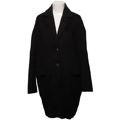 Coat (Black) from ALYSI Cashmere, Polyamide, Wool