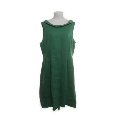 Klänning (Grön) från Lands' End Elastan, Linne, Polyester, Viskos