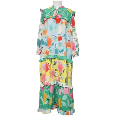 Maxi dress (Blue, Yellow, Green, Multicolored) from YAS Polyester