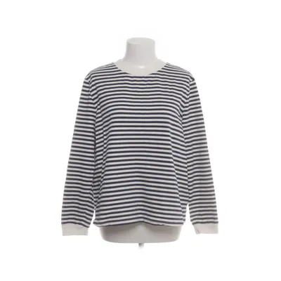 Sweatshirt (Wit, Blauw) van Essentials by Tchibo Katoen, Elastaan
