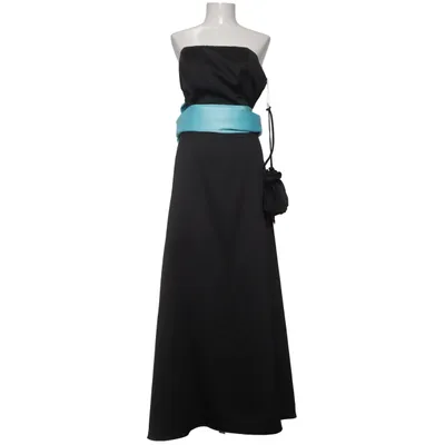 Evening gown (Black, Turquoise) from Forever Yours Polyester