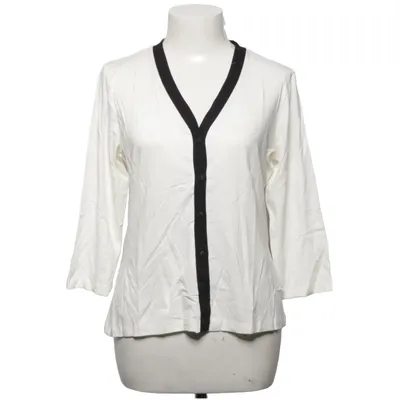 Cardigan (Blanc, Noir) de Côté Femme Élasthane, Viscose