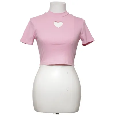 Top (Roze) van Divided by H&M Katoen, Elastaan, Polyester