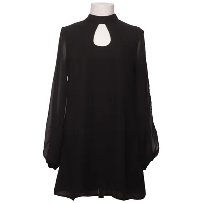Jurk (Zwart) van Rare London Elastaan, Polyester