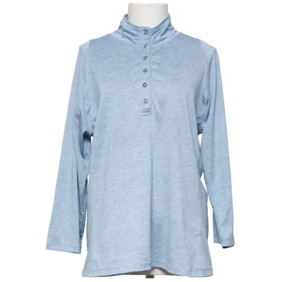 Henley shirt (Blue) from Backtee Elastane, Polyester
