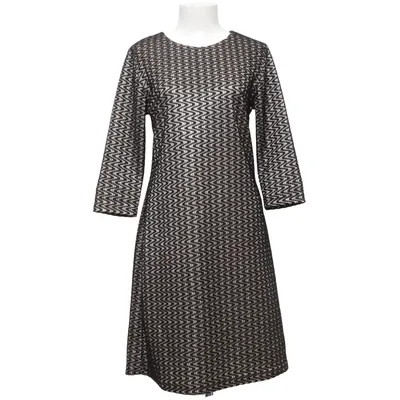 Dress (Black, Beige) from Grey Wolf Elastane, Polyester, Viscose