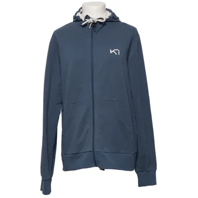 Sweat à capuche (Bleu) de Kari Traa Coton, Élasthane, Polyester