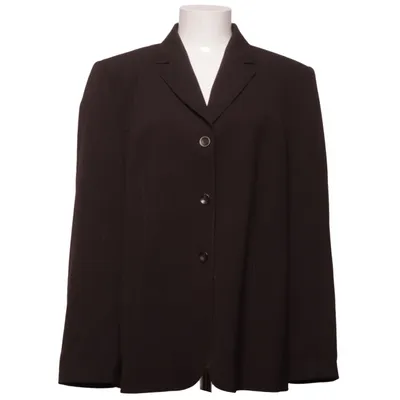 Blazer (Marron) de Delmod Élasthane, Polyester, Viscose, Laine