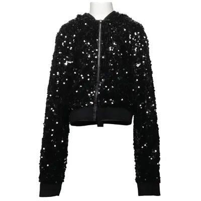 Jacka (Svart, Silverfärgad) från H&M Elastan, Polyester