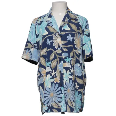 Short sleeve shirt (Blue, Multicolored) from Brandtex Polyester