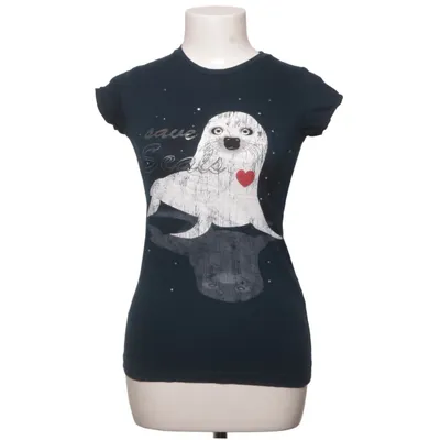 T-shirt (Blå) fra Stradivarius Bomuld