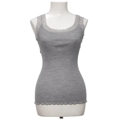 Tanktop (Grijs) van Boglietti Zijde, Wol