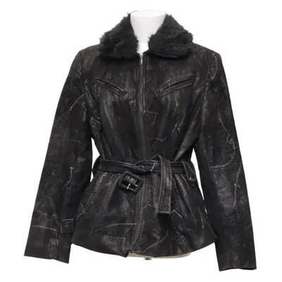 Jacket (Black) from Querdani Polyester, Polyurethane, Viscose