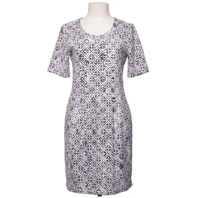 Dress (White, Blue) from Va Bene