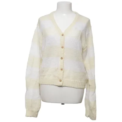 Cardigan (Yellow, White) from Stylenanda Acrylic, Polyamide, Wool