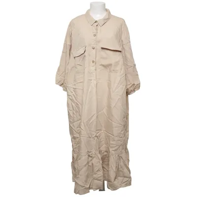 Shirt dress (Beige) from Zizzi Lyocell