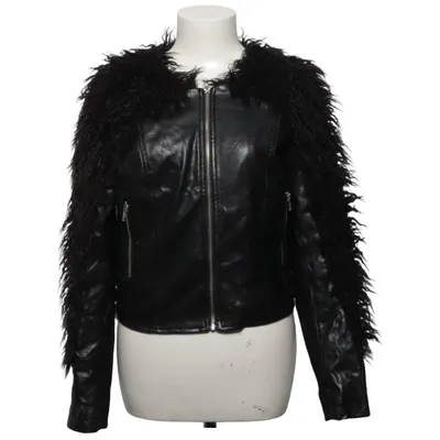 Jacket (Black) from Bubbleroom by Molly Rustas Polyester, Polyurethane