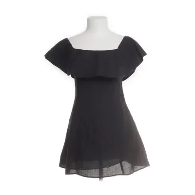 Dress (Black) from Zara Linen, Viscose