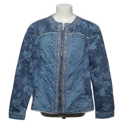 Jeansjacka (Blå) från Canda Premium Bomull, Elastan, Polyester