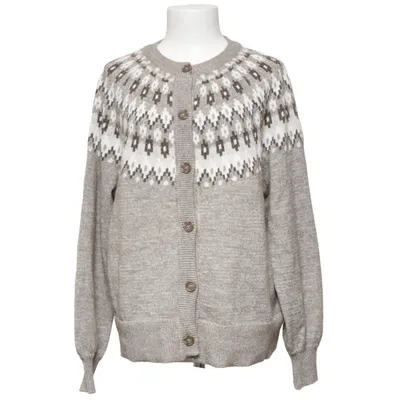 Kofta (Beige, Vit, Brun) från Cellbes Akryl, Polyamid, Återvunnen polyester