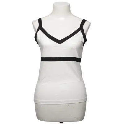 Débardeur (Blanc, Noir) de Côté Femme Élasthane, Viscose
