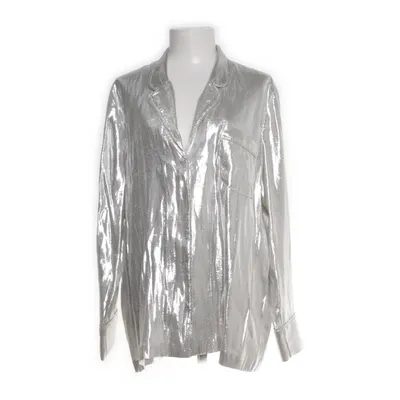 Shirt (Silver) from H&M Metallic fiber, Silk