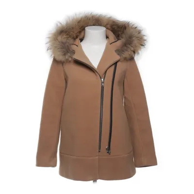 Manteau d'hiver (Marron) de Sandro Paris Coton, Polyamide, Viscose, Laine