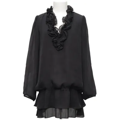 Blouse (Zwart) van Mingel Polyester