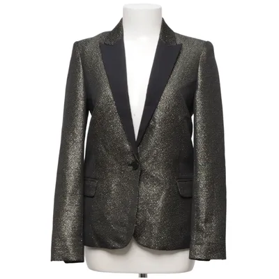 Blazer (Schwarz, Gold) von Zadig & Voltaire Acetat, Polyester, Viskose