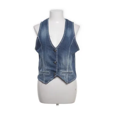 Denim vest (Blue) from Gina Cotton, Elastane