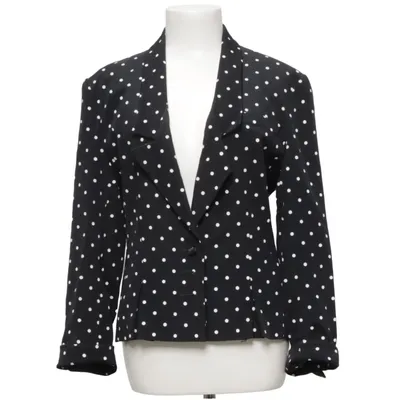 Blazer (Noir, Blanc) de Louis Féraud Acétate, Viscose