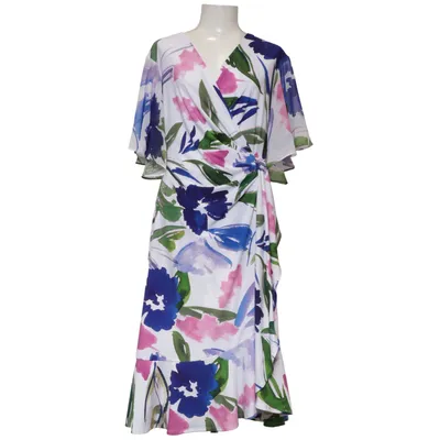 Omlottklänning (Vit, Blå, Rosa, Grön, Lila) från Joseph Ribkoff Elastan, Polyester