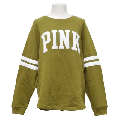 Sweatshirt (Grøn, Hvid) fra Pink Victoria's Secret Bomuld, Polyester