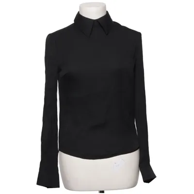Shirt (Black) from Acne Studios Elastane, Silk