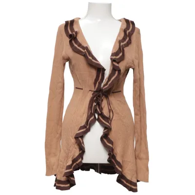Cardigan (Beige, Brown) from Mia Linea