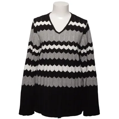 Strickpullover (Schwarz, Grau, Weiß) von Signature Experience Acryl, Baumwolle