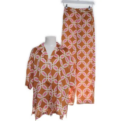 Set (Brun, Rosa, Flerfärgad) från Zara Polyester