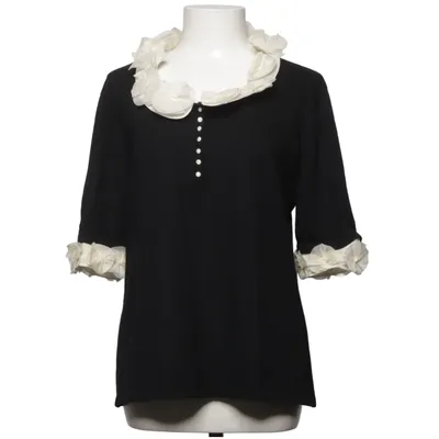 Haut (Noir, Blanc) de Rena Lange Cachemire