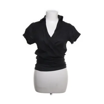 Wrap top (Black) from Fashion Elle Cotton