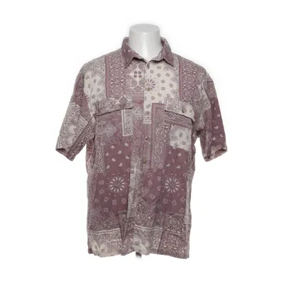 Kortärmad skjorta (Lila, Beige, Flerfärgad) från Bershka Bomull, Lyocell