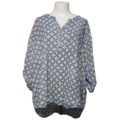 Blouse (Blauw, Wit) van Isolde Viscose