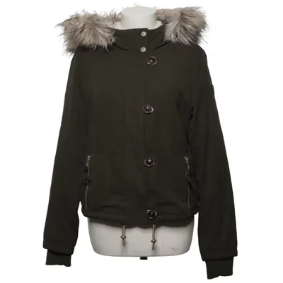 Parka (Grøn) fra ONLY Blue Denim Akryl, Polyester