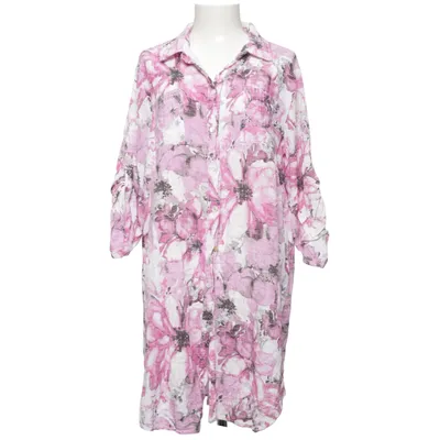 Shirt dress (Pink, White) from Mix by Heart Cotton