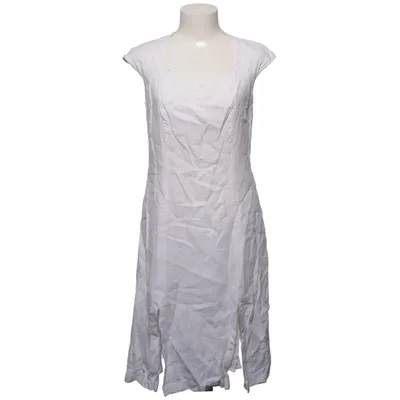 Dress (White) from Cassani Acetate, Linen