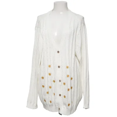 Cardigan (Blanc, Jaune) de Sheego Coton