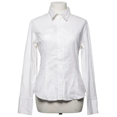 Shirt (Wit) van Ninety Katoen, Elastaan